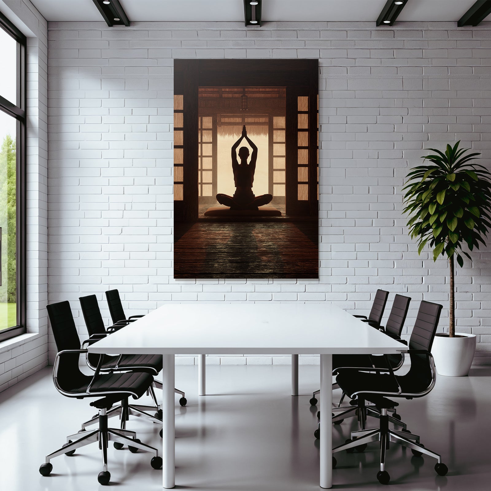 Yoga Meditation Meditierende Person In Ruhmiger Umgebung | Yoga und Meditation | Themen und Hobbys