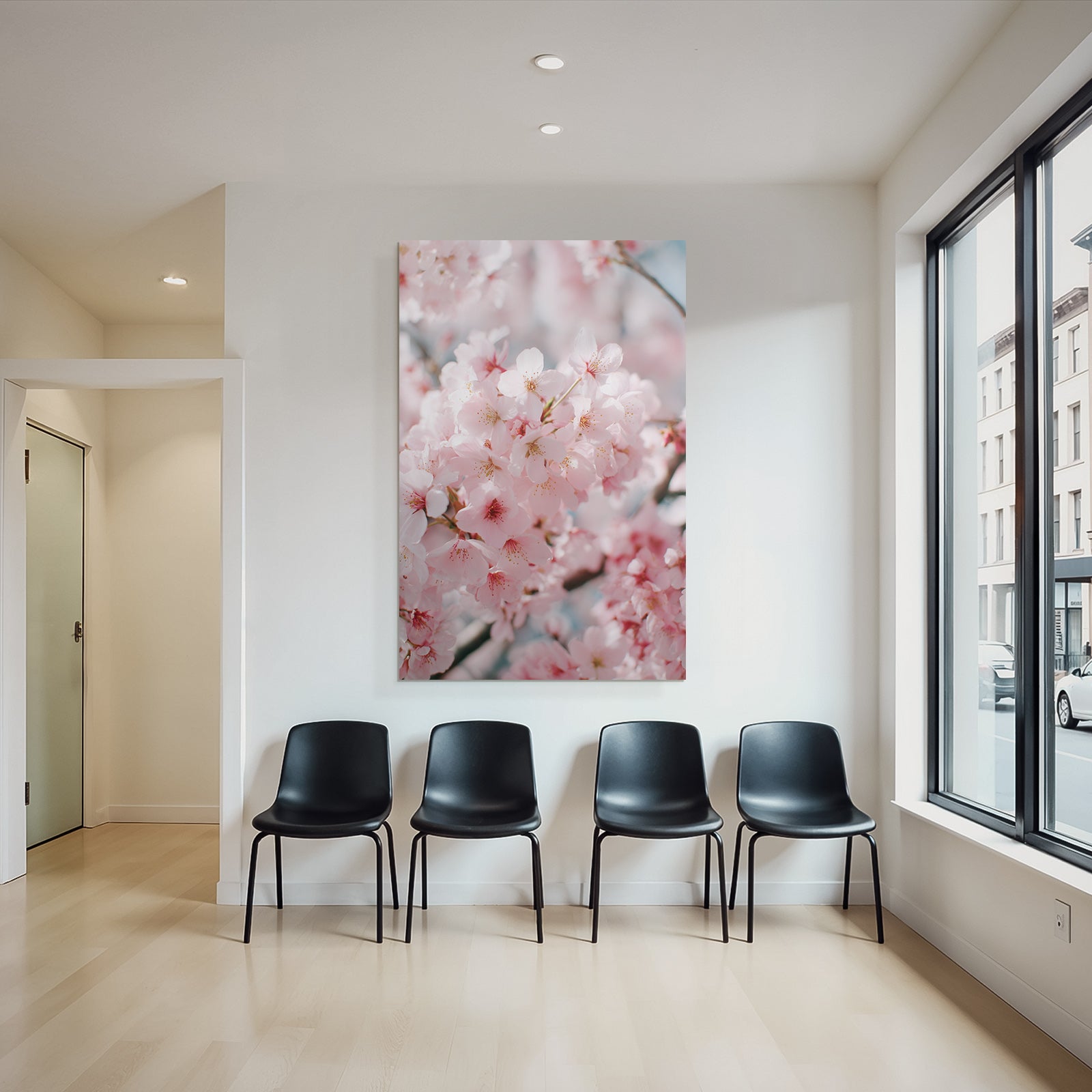 Kirschbluten Nahaufnahme Zarte Rosa Bluten Frühling Japan Kultur