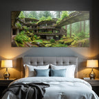 Moderne Im Wald Harmonische Naturbeziehung | Lost Places | Architektur