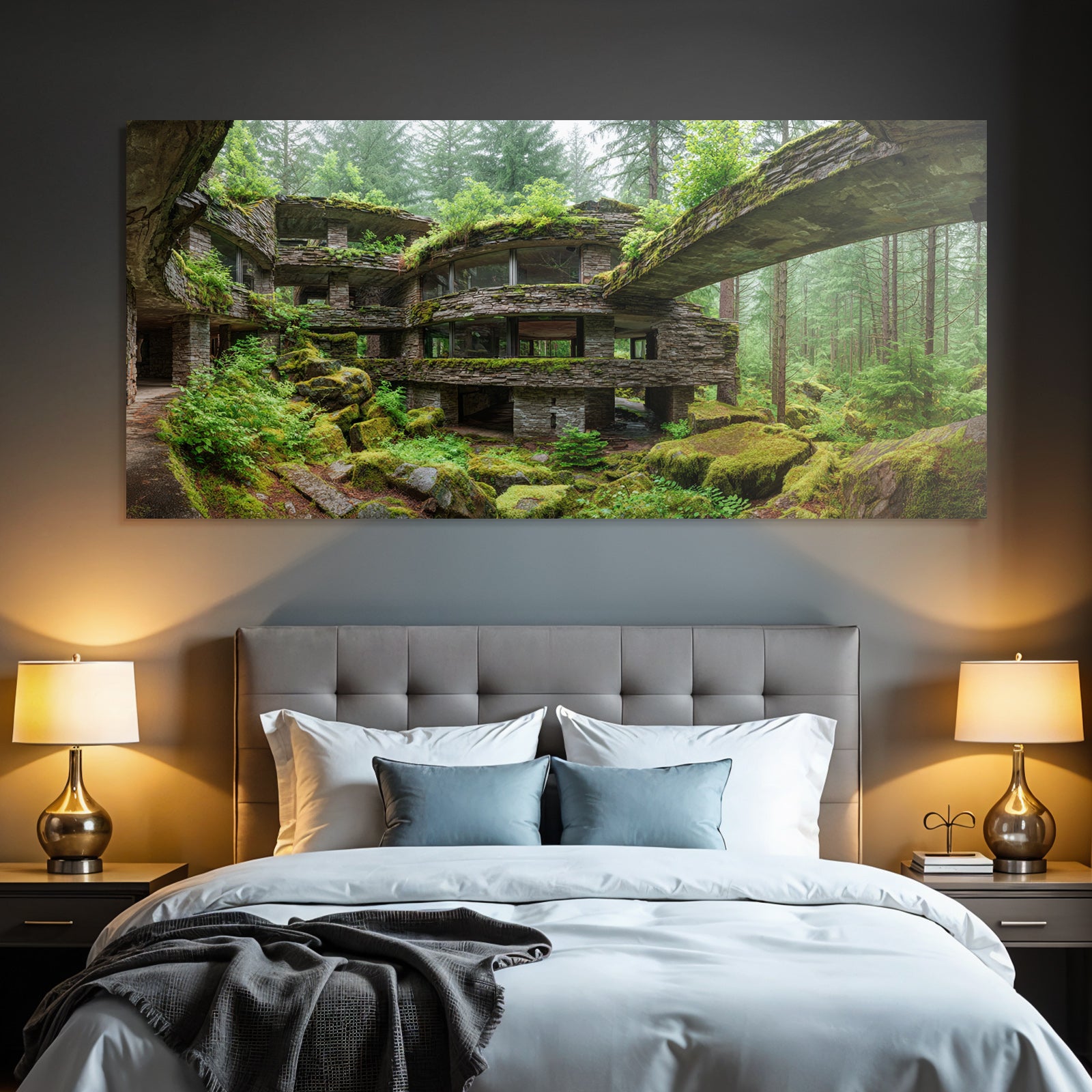 Moderne Im Wald Harmonische Naturbeziehung | Lost Places | Architektur