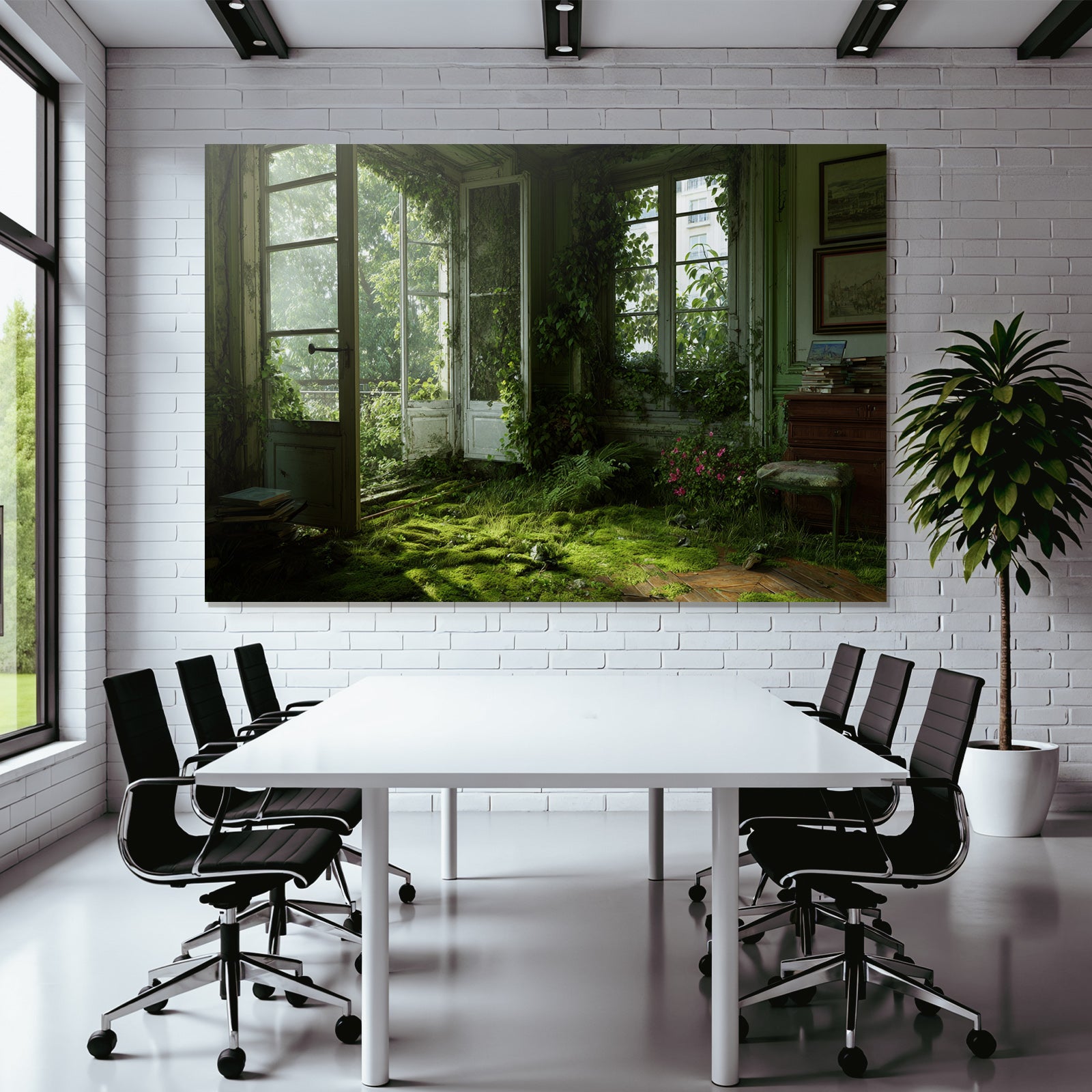 Abandoned Room With Nature Encroachment Sunlit Interior Germany | Lost Places | Architektur
