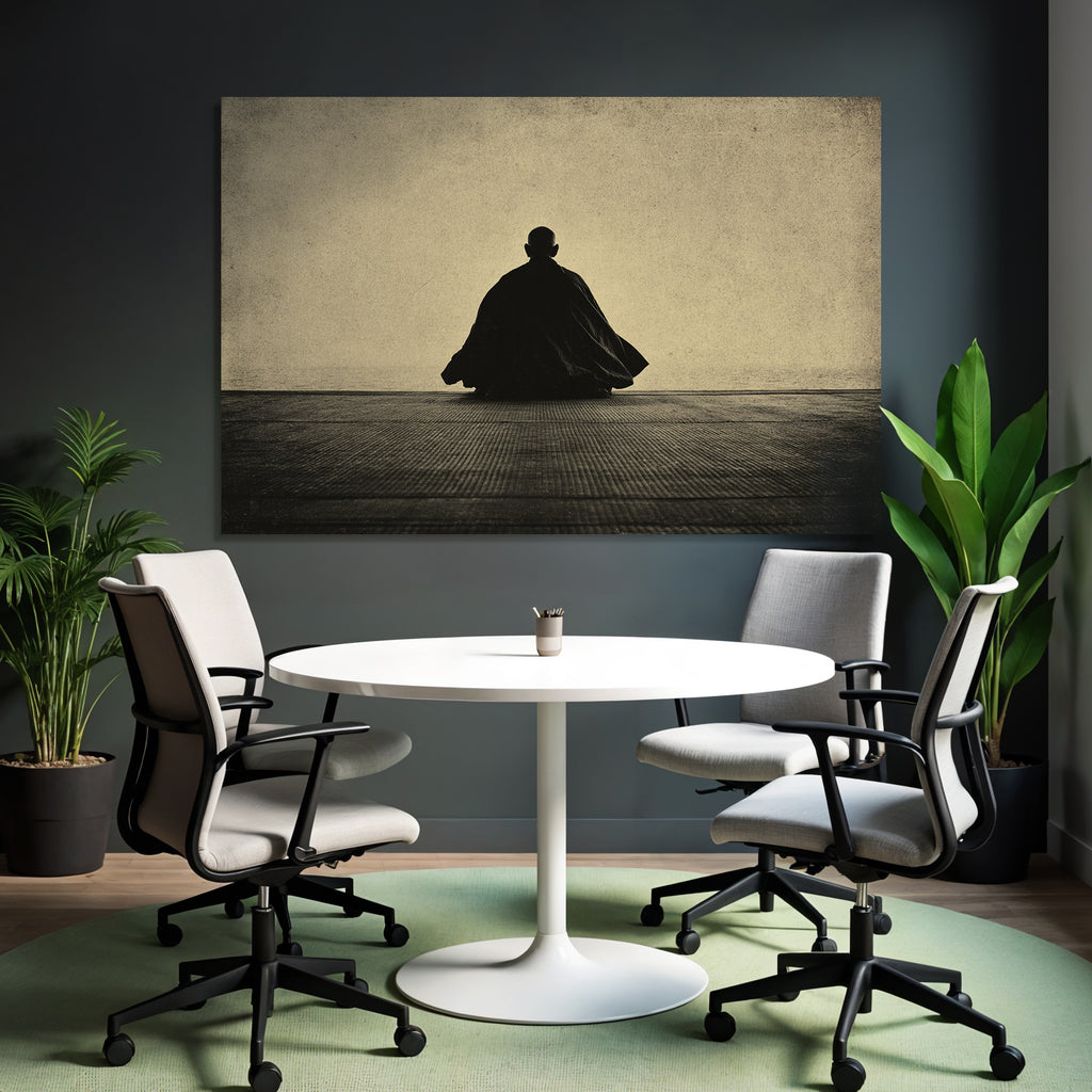 Yoga Meditation Einsame Figura In Der Meditation Vintage Stil | Yoga und Meditation | Themen und Hobbys