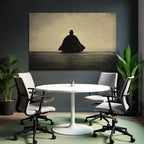 Yoga Meditation Einsame Figura In Der Meditation Vintage Stil | Yoga und Meditation | Themen und Hobbys