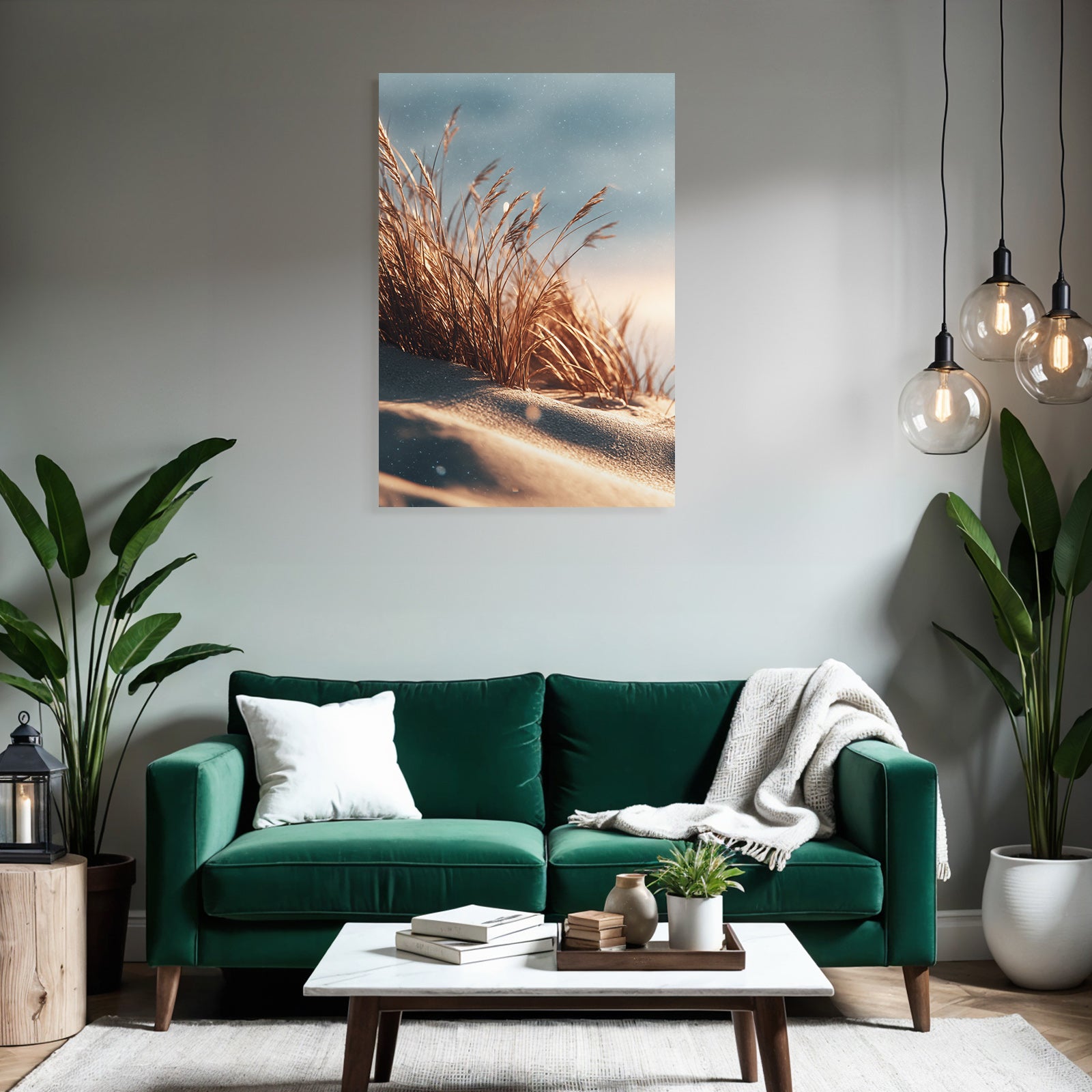 Hohes Gras Auf Sand Im Warmen Licht Serene Natur | Duenen und Heide | Landschaften