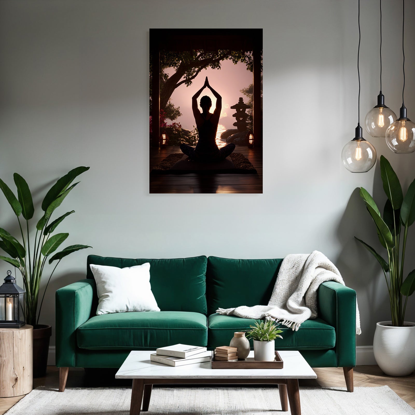 Yoga Meditation Yoga Meditiation Am Sonnenuntergang Mit Natur Elementen | Yoga und Meditation | Themen und Hobbys
