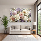 Gesteck Tulpen Und Rosen In Pastellfarben