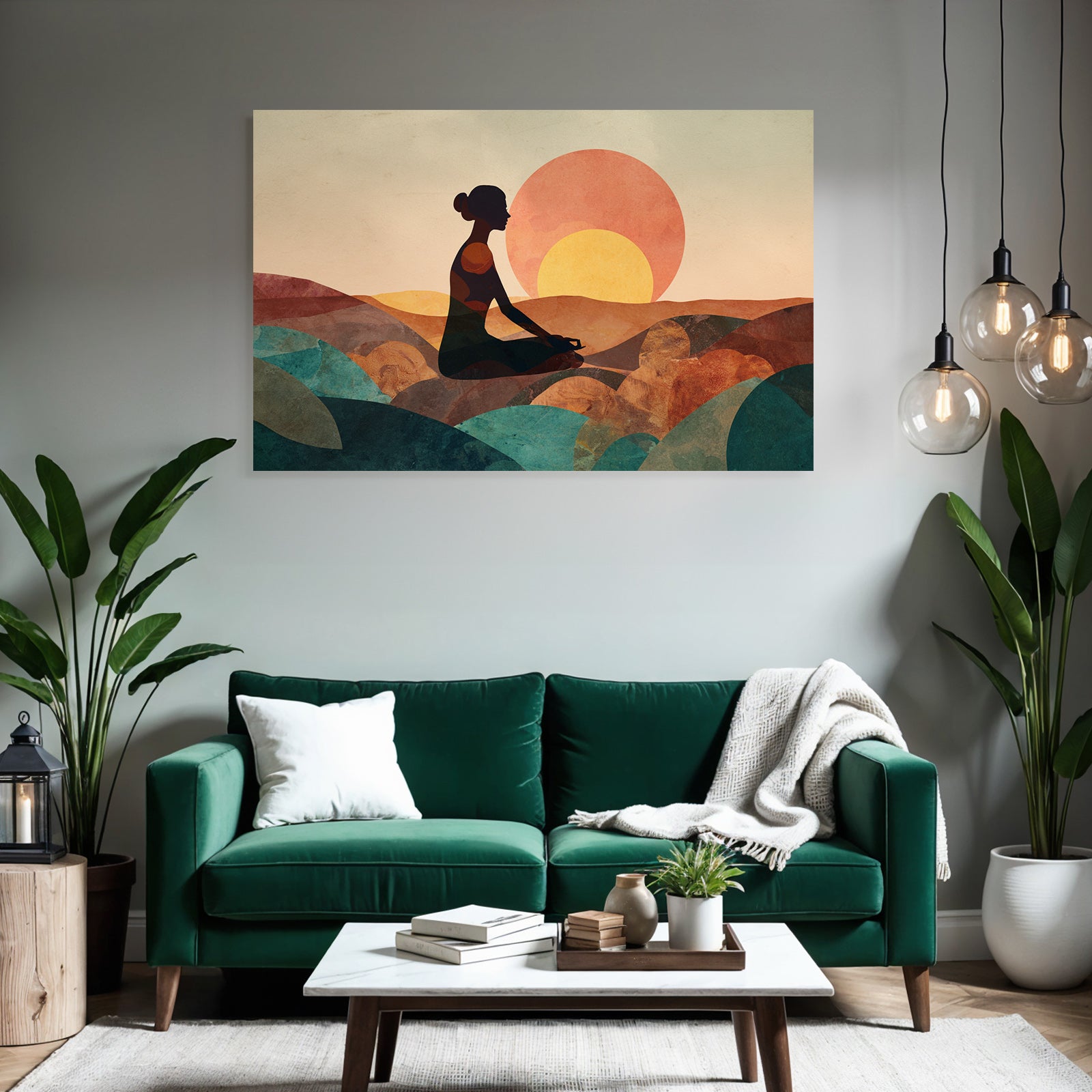 Yoga Meditation Meditierende Person In Einer Beruhigenden Umgebung | Yoga und Meditation | Themen und Hobbys
