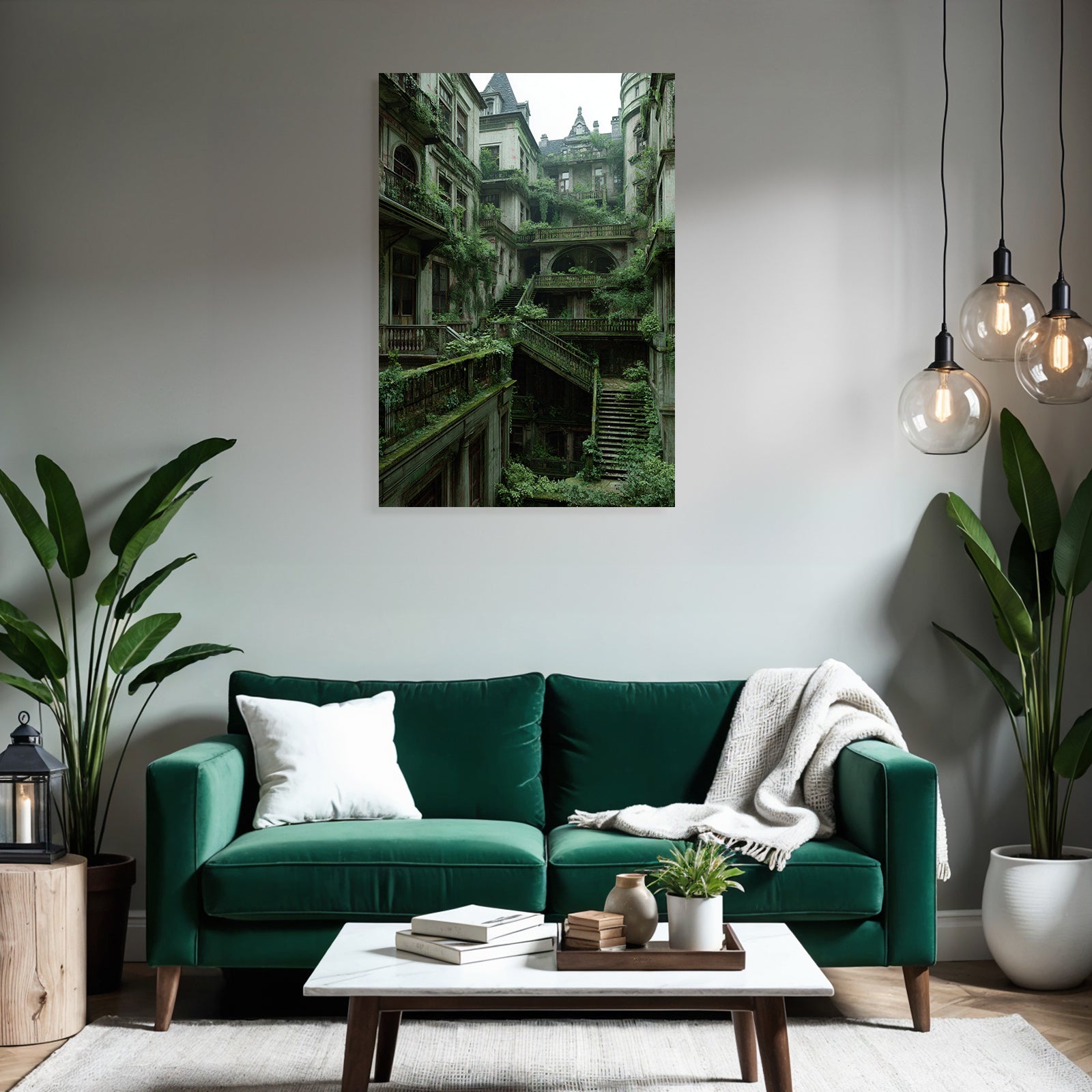 Verlassener Architektonischer Raum Natur Hat Eingefallen | Lost Places | Architektur