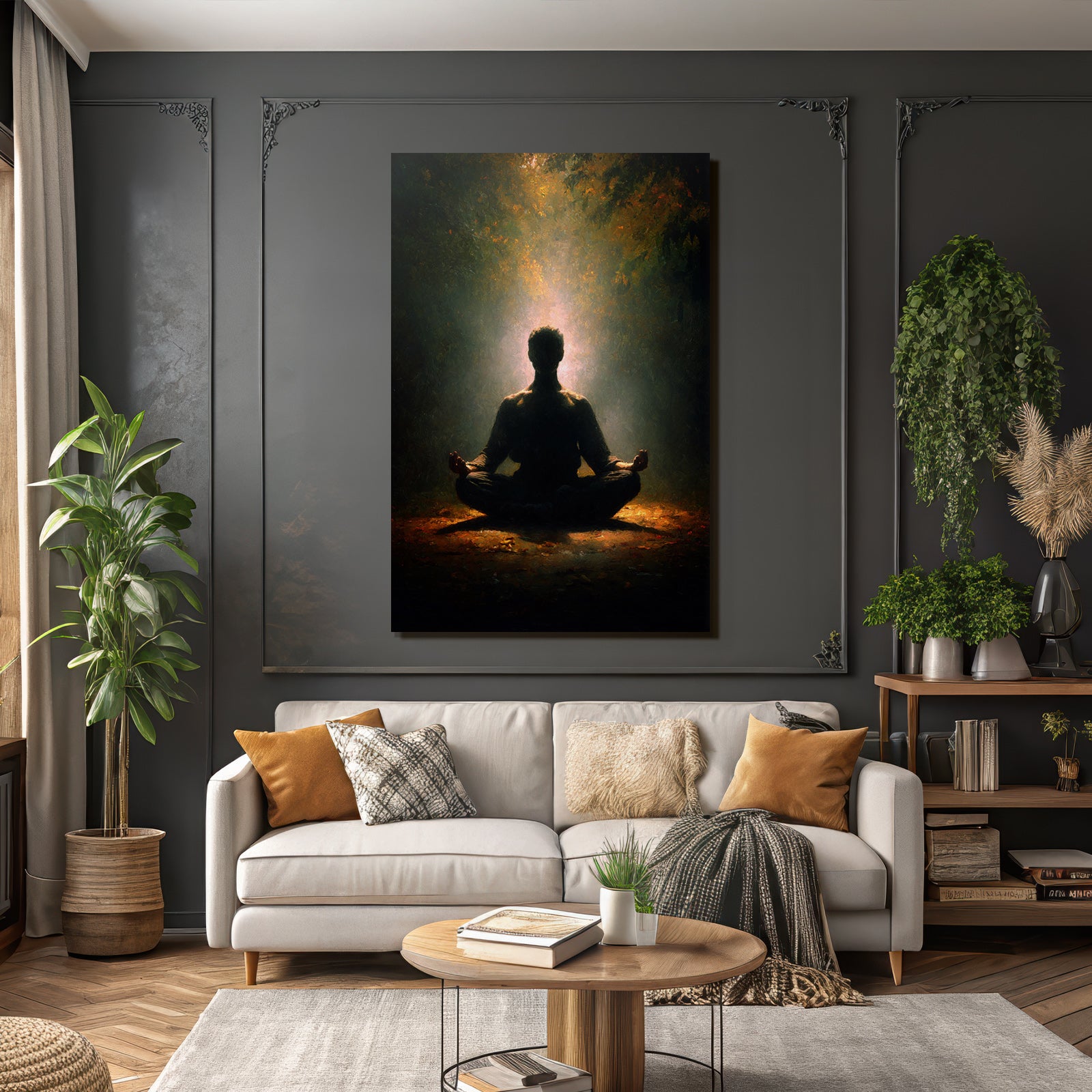Yoga Meditation Meditierende Figur Im Natur Setting Mindfulness Innerer Frieden | Yoga und Meditation | Themen und Hobbys