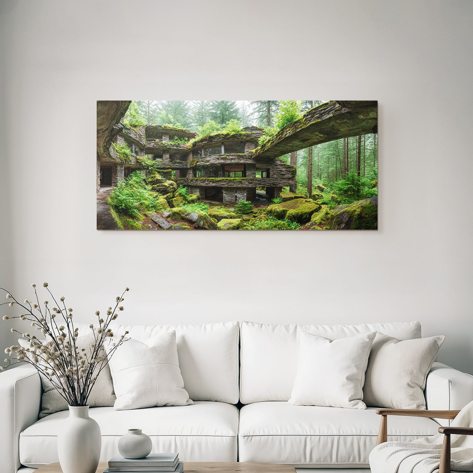 Moderne Im Wald Harmonische Naturbeziehung | Lost Places | Architektur