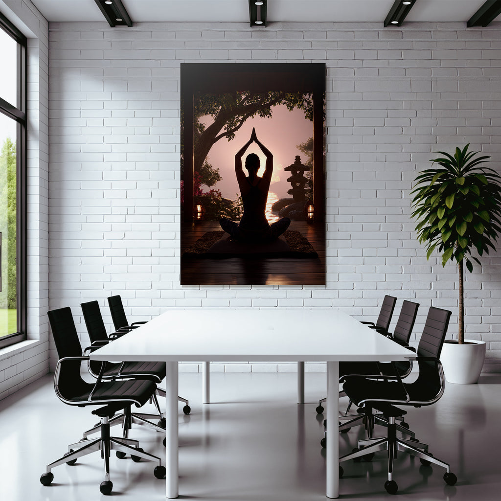Yoga Meditation Yoga Meditiation Am Sonnenuntergang Mit Natur Elementen | Yoga und Meditation | Themen und Hobbys