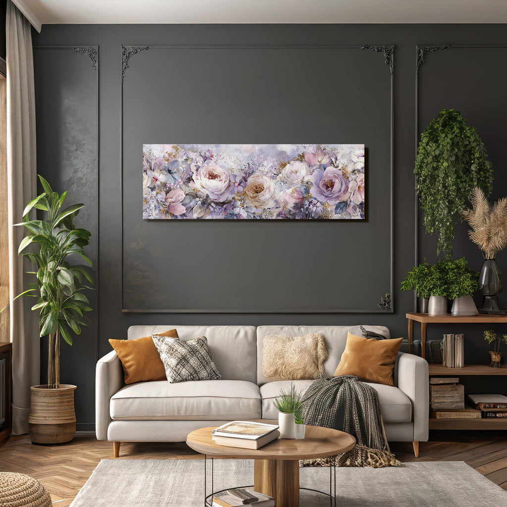 Elegante Florale Arrangement In Zarten Pastelltönen