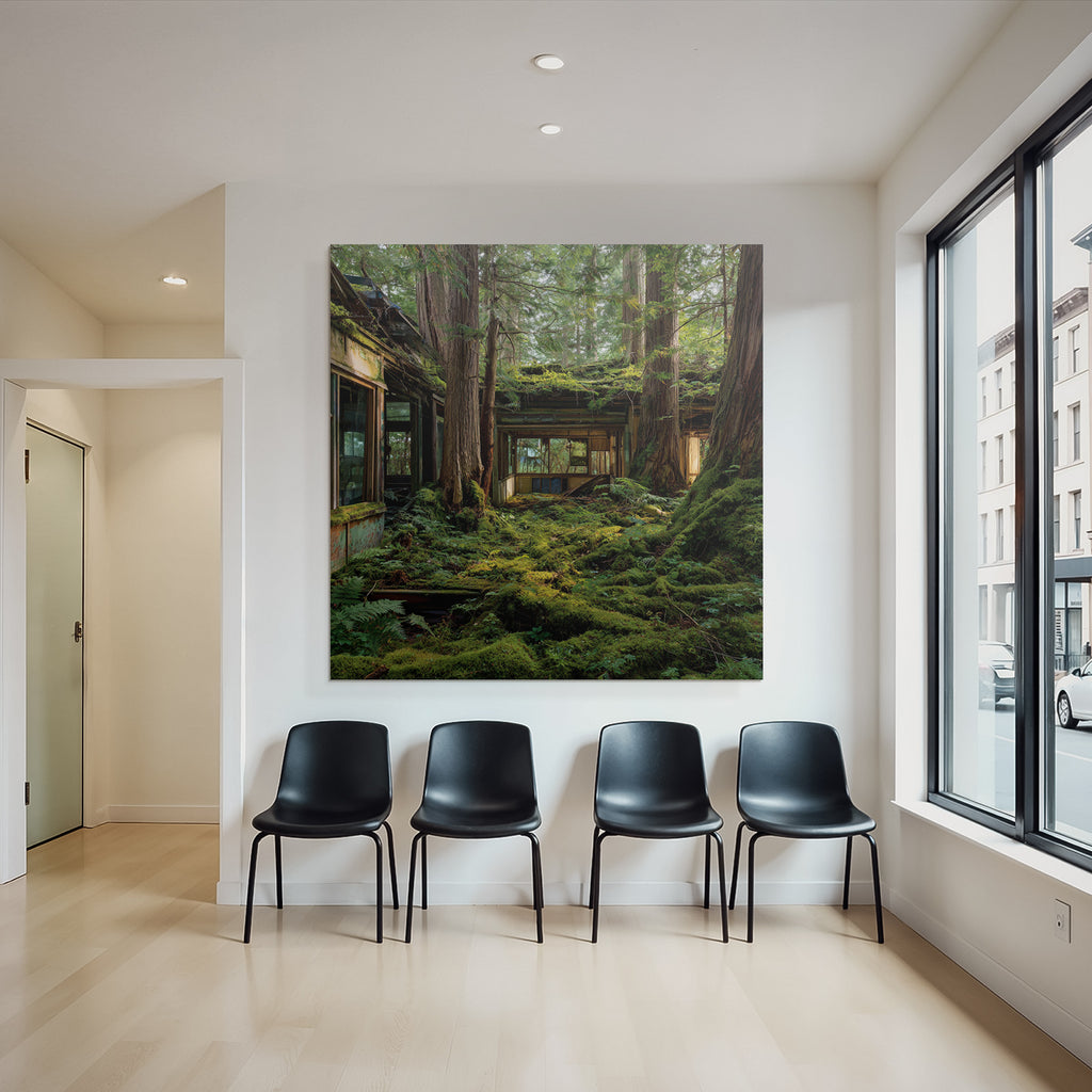Verlassene Struktur Von Natur Recultiviert | Lost Places | Architektur