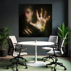 Gestalt Mit Händen Gegen Surface Distorted Eerie Abstracted Isolation Langweilig | Haende und Gestik | Menschen und Emotionen