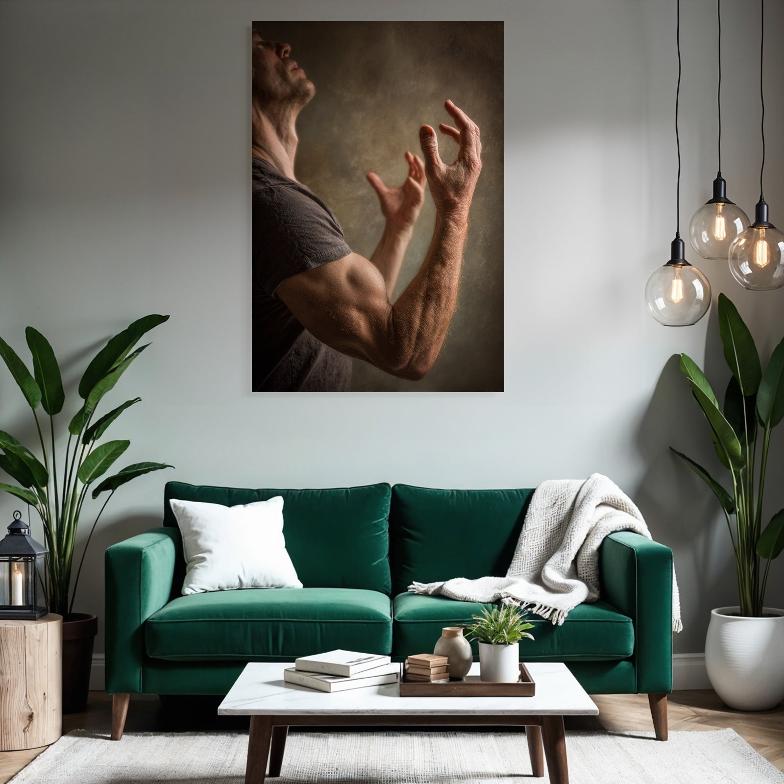 Dramatische Pose Starke Emotion | Haende und Gestik | Menschen und Emotionen