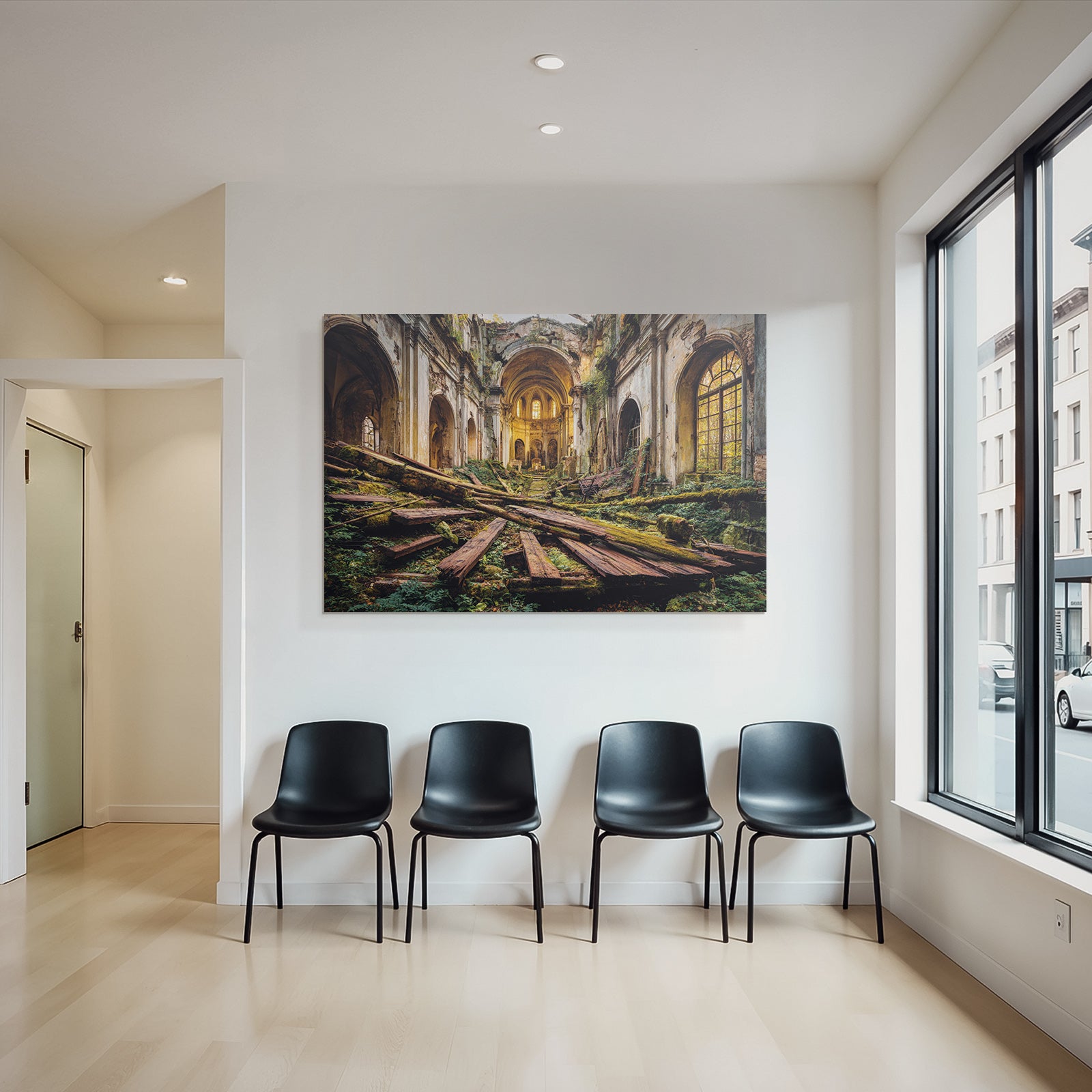 Ruinierte Gebaeude Mit Überwachsenen Pflanzen Und Verfallenen Wänden | Lost Places | Architektur