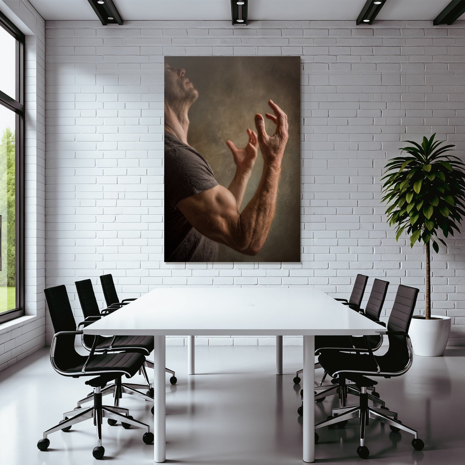 Dramatische Pose Starke Emotion | Haende und Gestik | Menschen und Emotionen