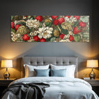 Vintage Botanische Illustration Mit Himbeeren Brombeeren Und Grünen Blättern