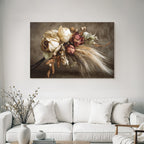 Trocken Retro Flowers Getrocknete Anfang Rustikales Arrangement