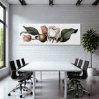 Botanische Vintage Illustration Blätter Und Apfel