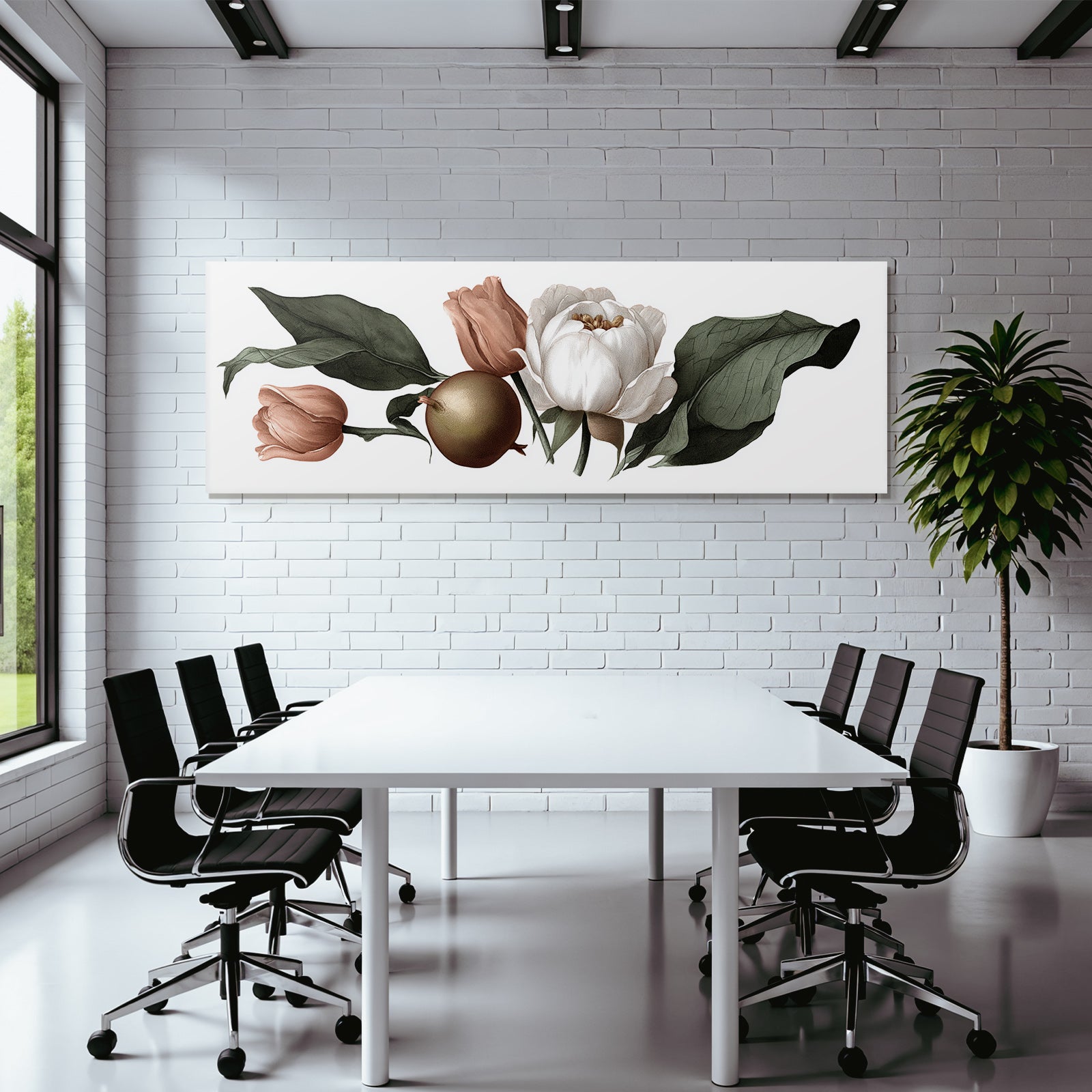 Botanische Vintage Illustration Blätter Und Apfel