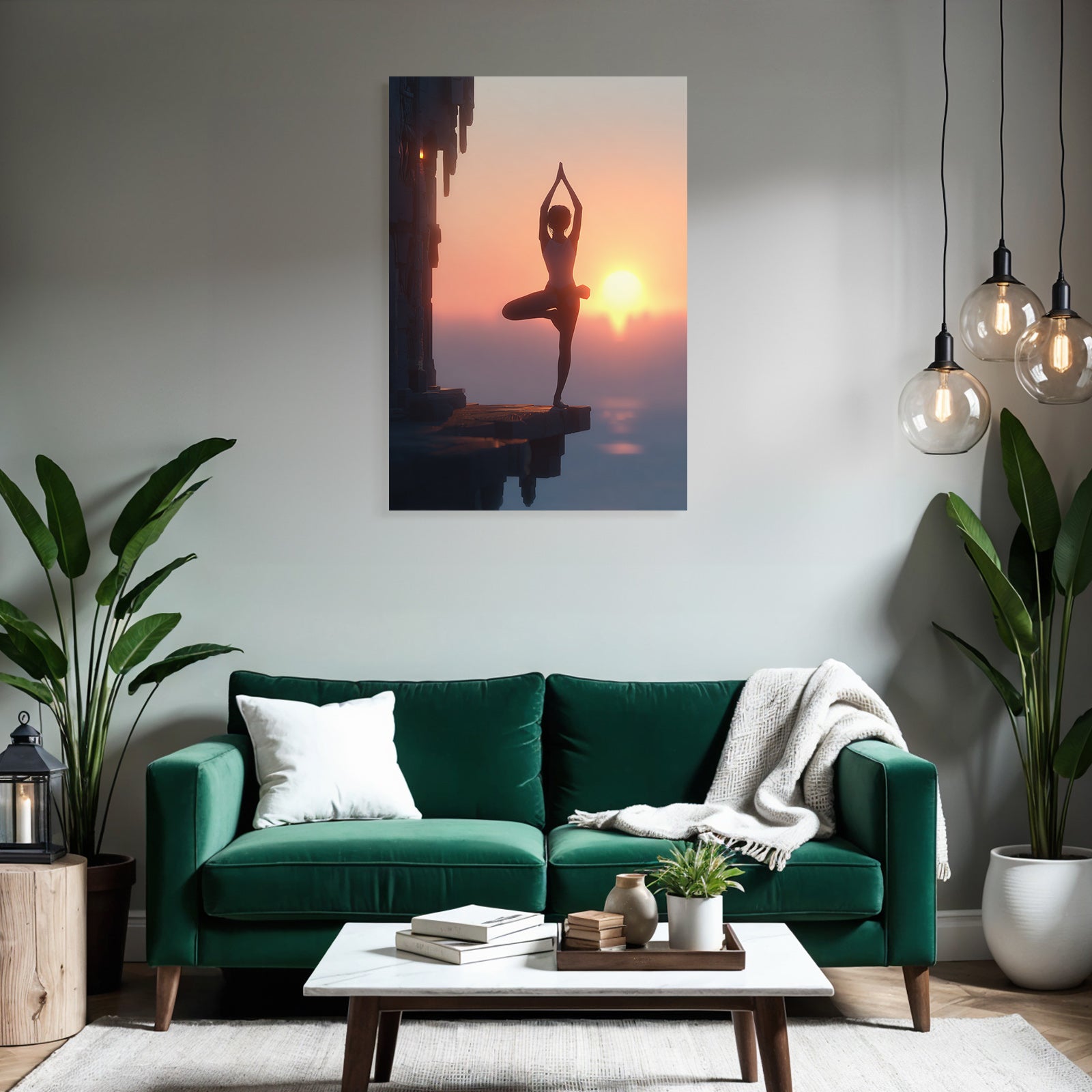 Yoga Meditation Yoga Practice Im Sonnenuntergang Ruhe Und Balance | Yoga und Meditation | Themen und Hobbys