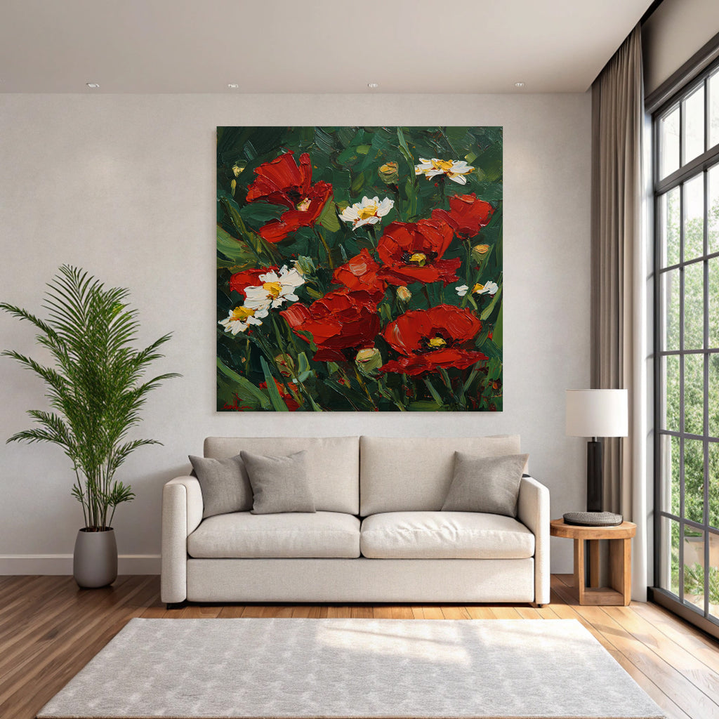 Bild Mit Mohn Und Gänseblümchen