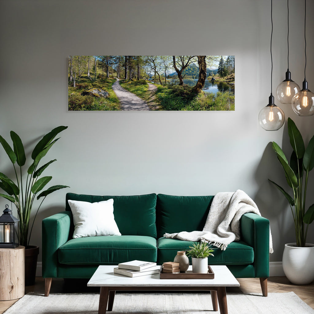 Ruhige Wald Path Mit Ruhigem Wasser Picturesque Natur Erleben | Duenen und Heide | Landschaften