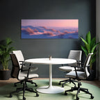 Ruhige Winterlandschaft Dawn Dusk Pastellfarben | Duenen und Heide | Landschaften