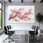 Zarte Kirschblüten Aquarell