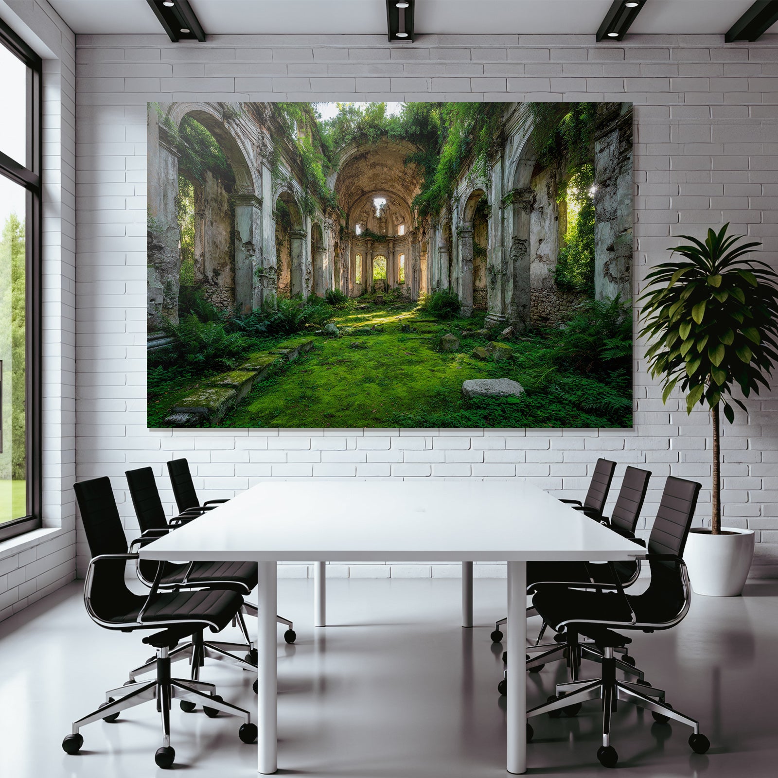 Verfallene Mit Naturgewalt Und Grünem Wachstum | Lost Places | Architektur