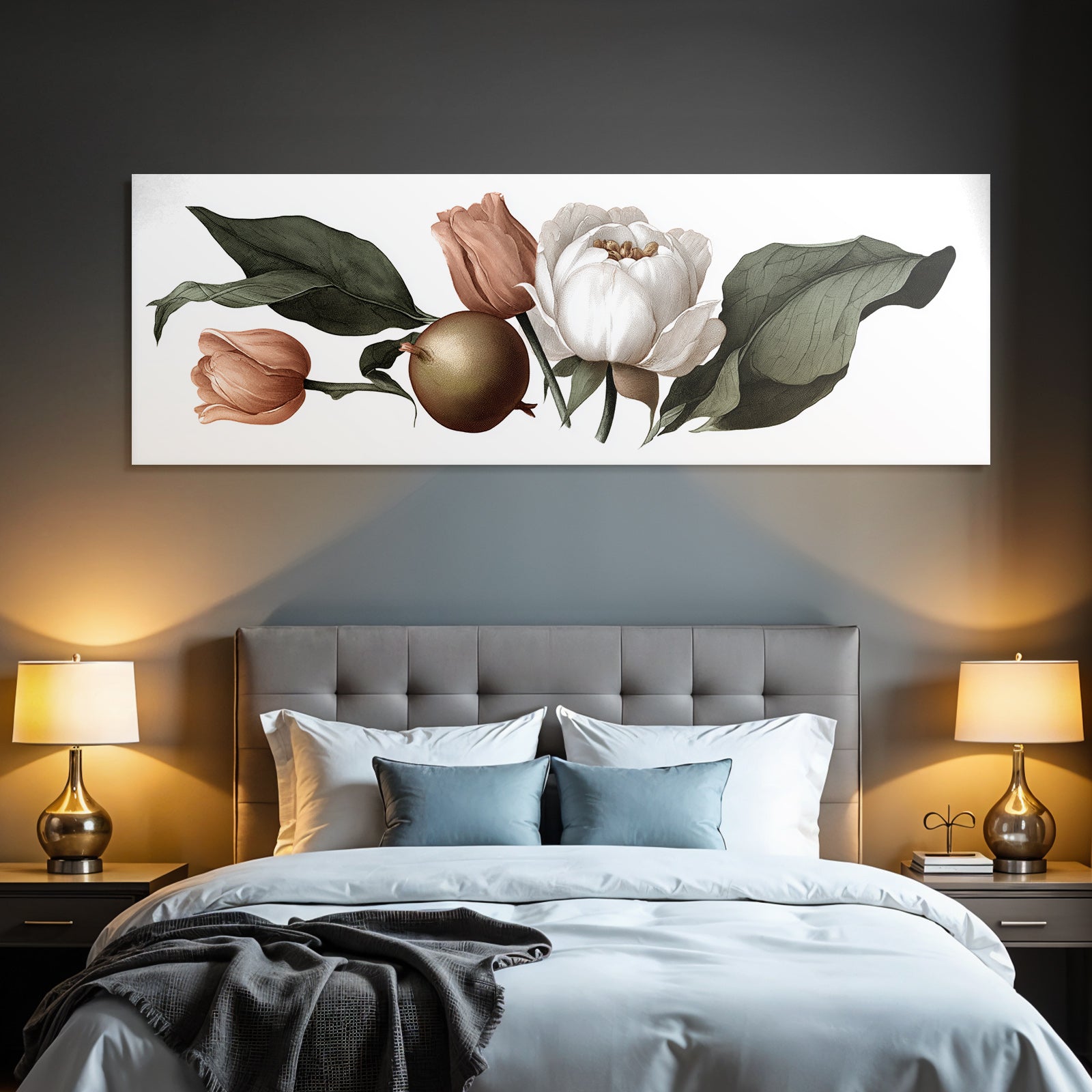 Botanische Vintage Illustration Blätter Und Apfel