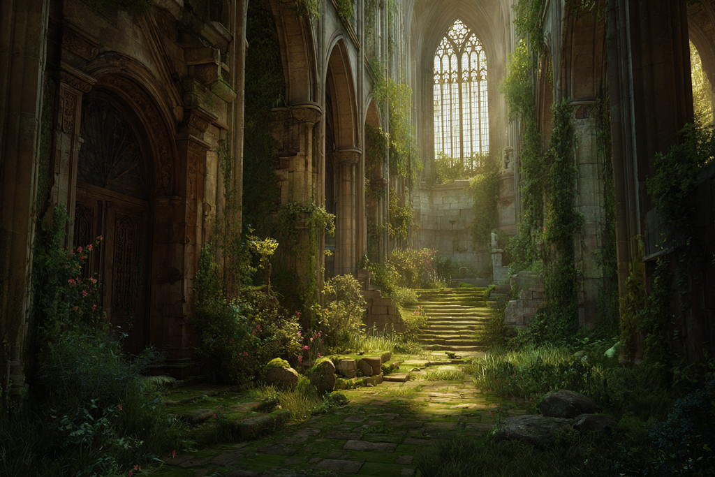 Serene Gothic Cathedral With Nature Reclaiming Structure | Lost Places | Architektur