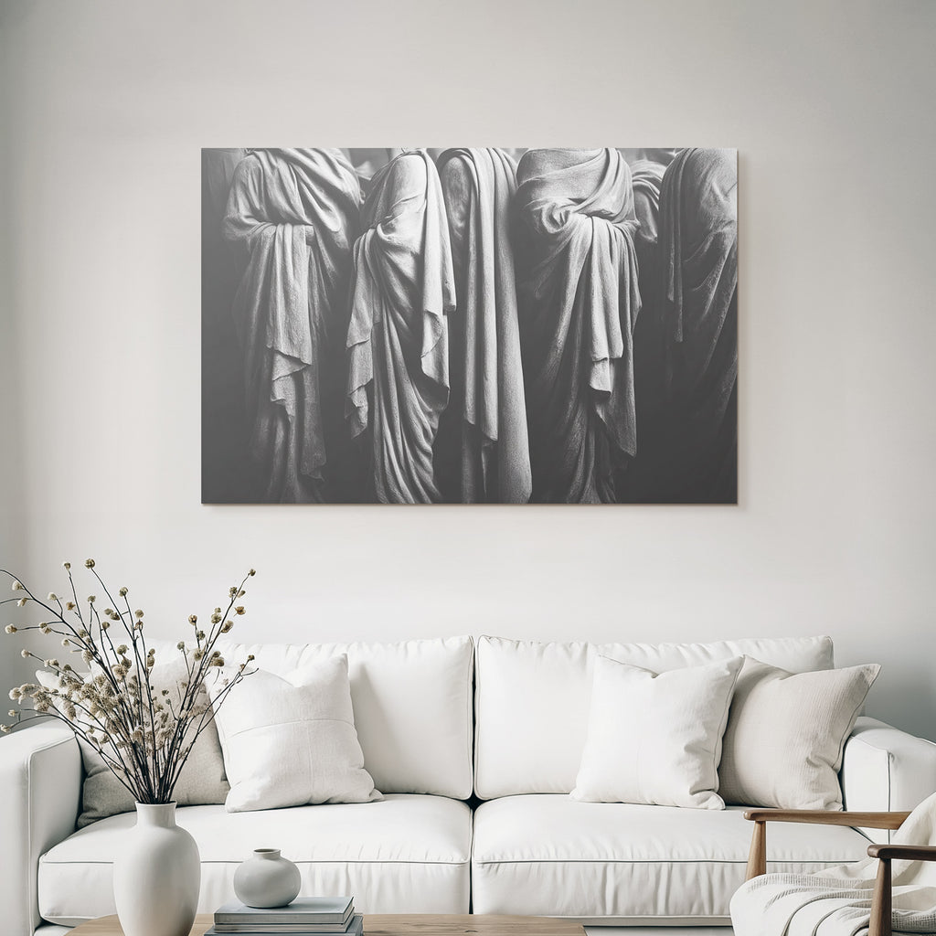 Fliessende Gestalten In Monochromer Darstellung | Aktkunst und Sinnlichkeit | Menschen und Emotionen