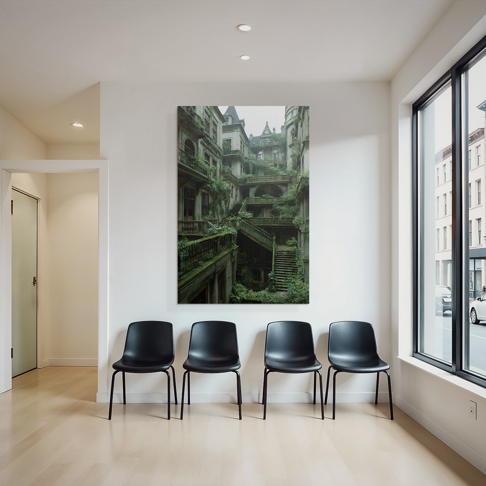 Verlassener Architektonischer Raum Natur Hat Eingefallen | Lost Places | Architektur