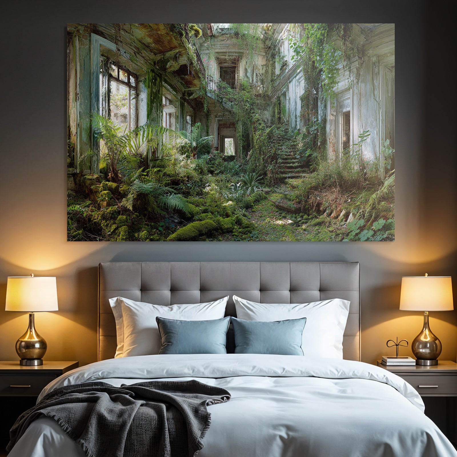 Verlassene Innenansicht Natur Reclaiming | Lost Places | Architektur
