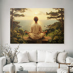 Yoga Meditation Friedliche Landschaft Meditation Am Meer Im Sonnenuntergang | Yoga und Meditation | Themen und Hobbys