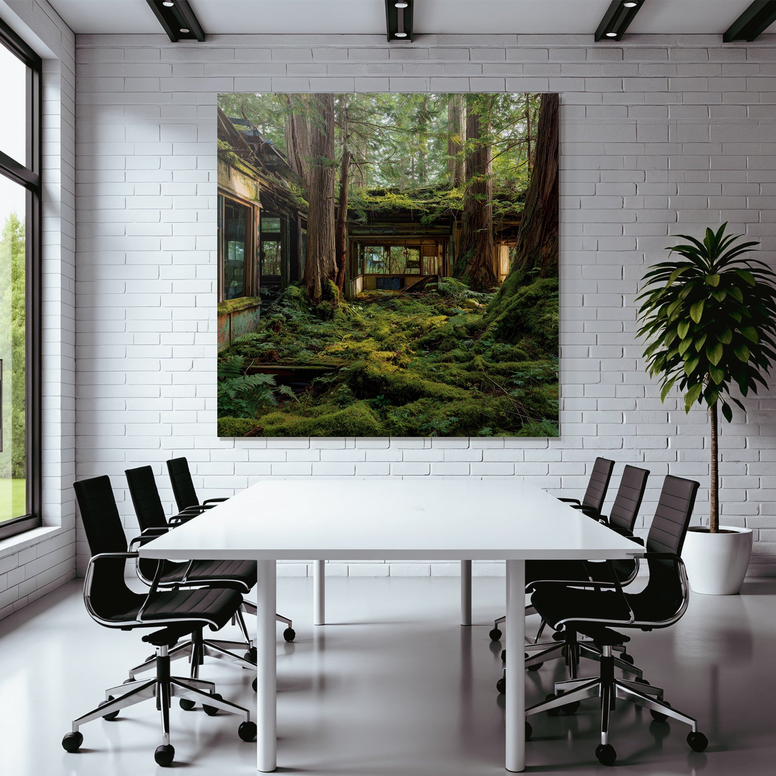 Verlassene Struktur Von Natur Recultiviert | Lost Places | Architektur