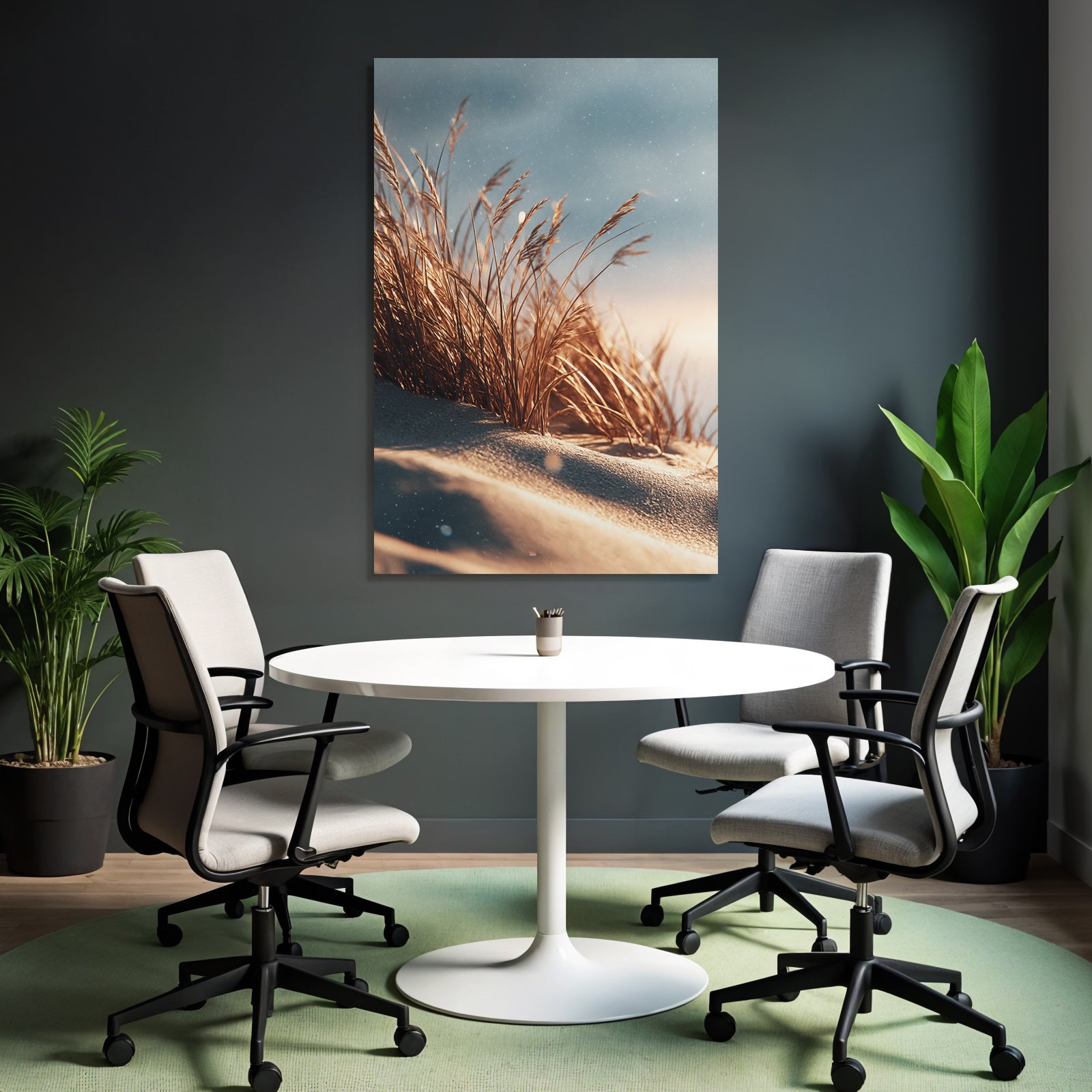 Hohes Gras Auf Sand Im Warmen Licht Serene Natur | Duenen und Heide | Landschaften
