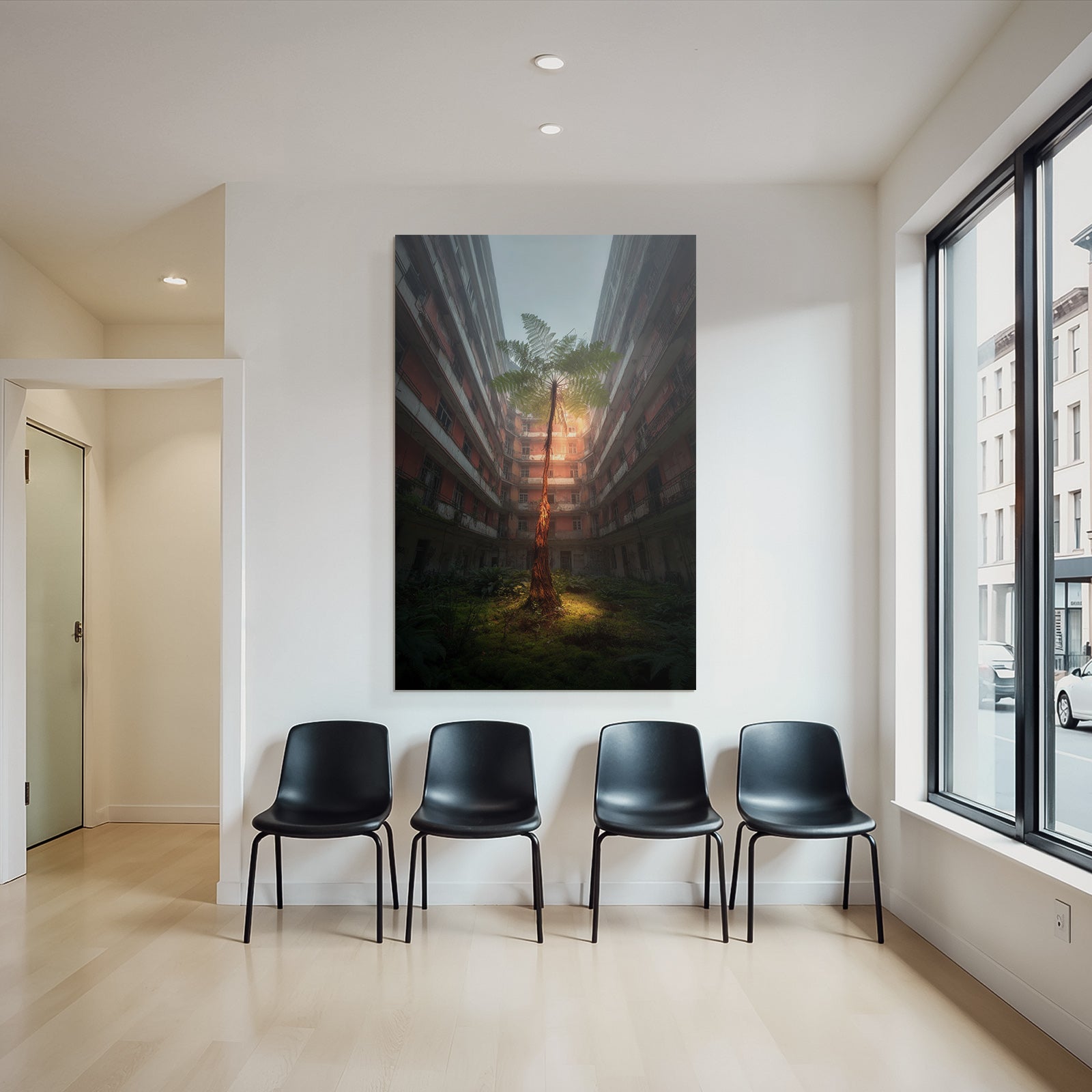 Raum Im Abriss Natur Erobert Menschenhand Hoch Pflanze | Lost Places | Architektur