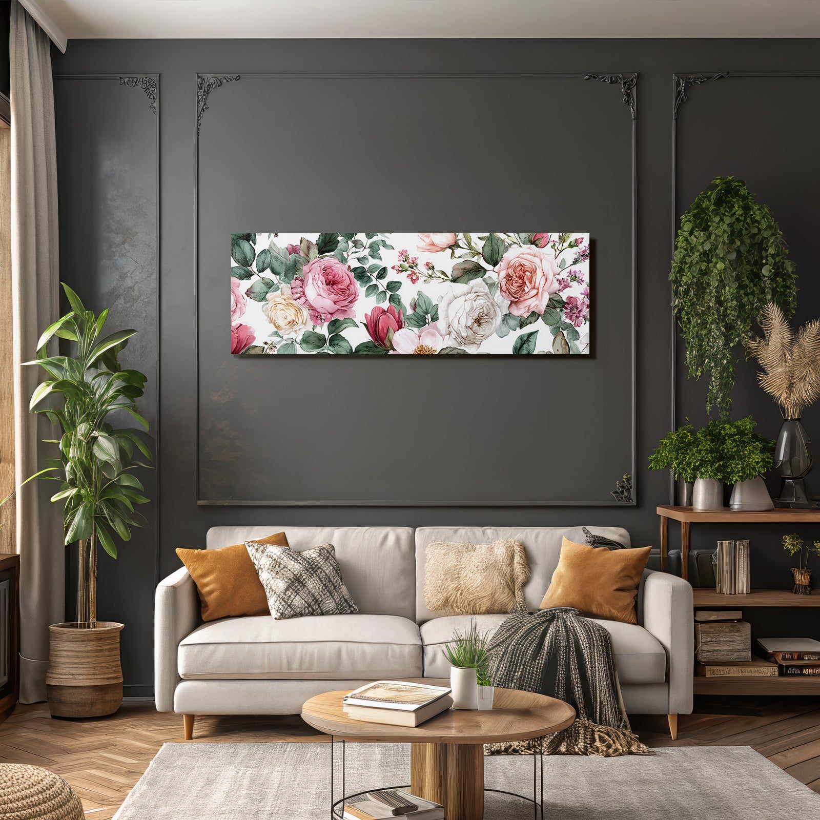 Design In Pastelltönen Mit Rosen Und Magnolien