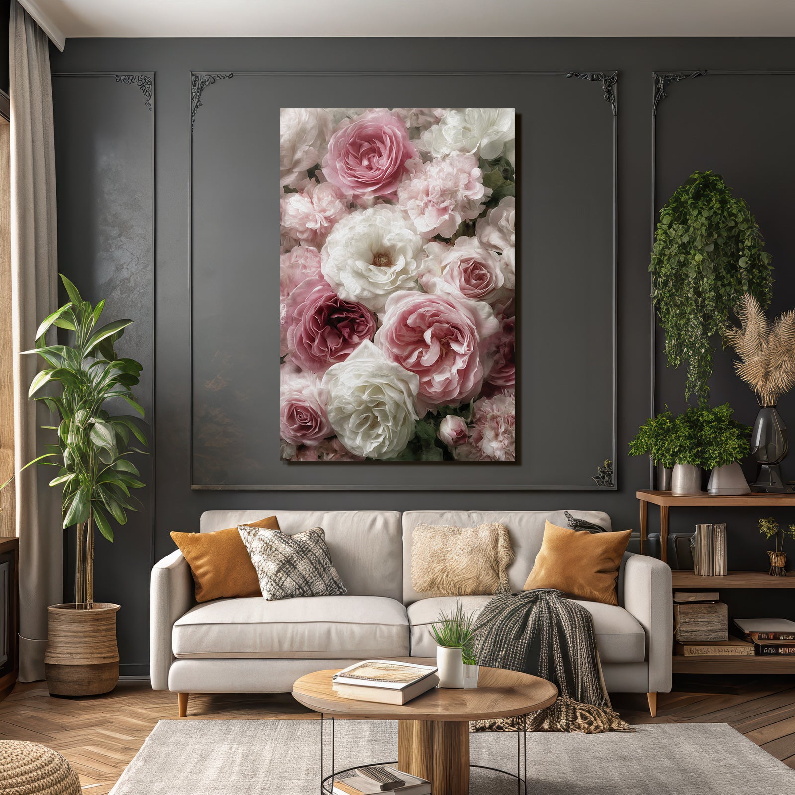 Rosenarrangement In Rosa Weiss Und Creme Traumhaft Zart