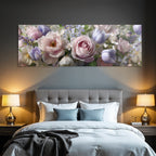 Nahaufnahme Von Strauss Mit Rosen Und Tulpen