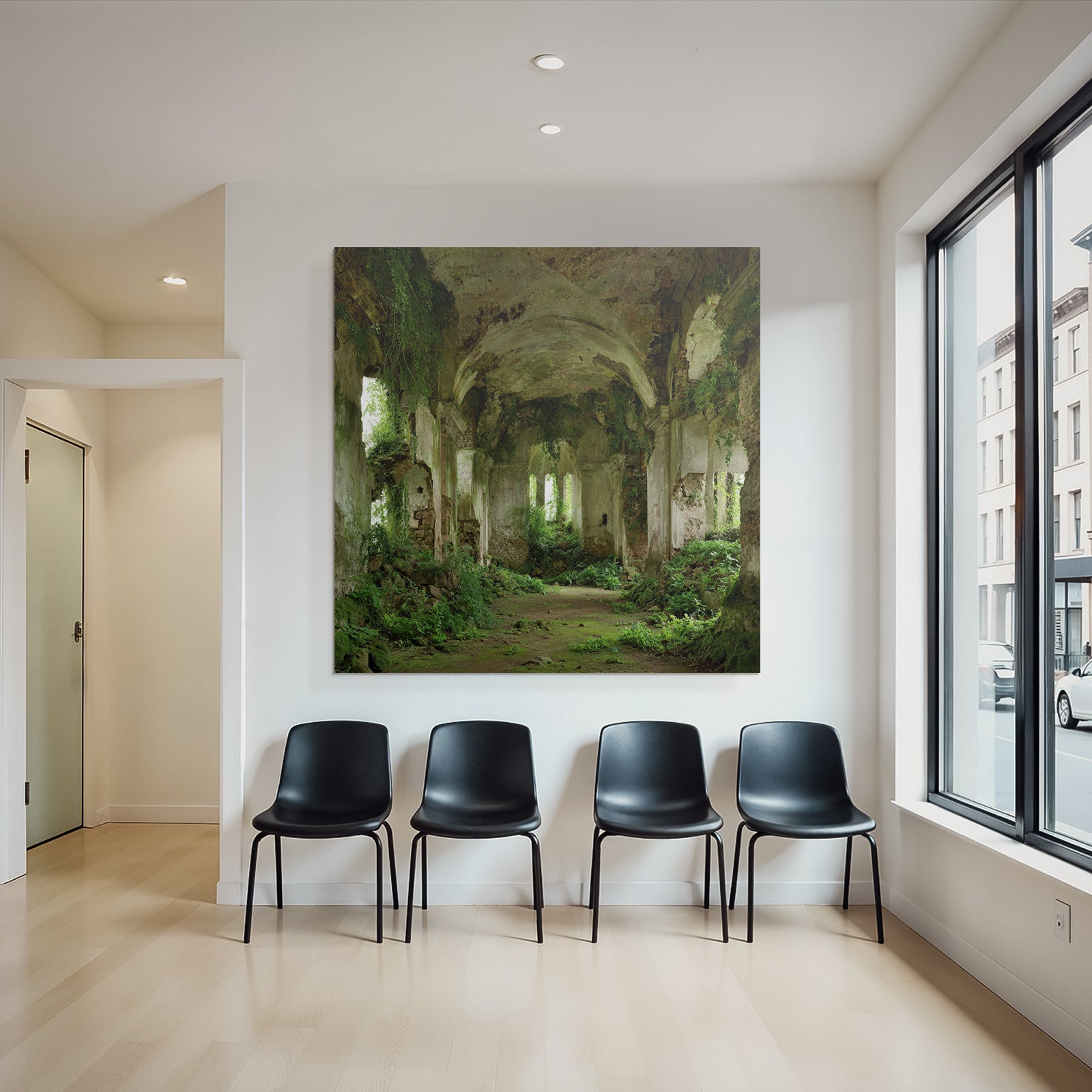 Verlassener Innenraum Von Natur Übernommen | Lost Places | Architektur