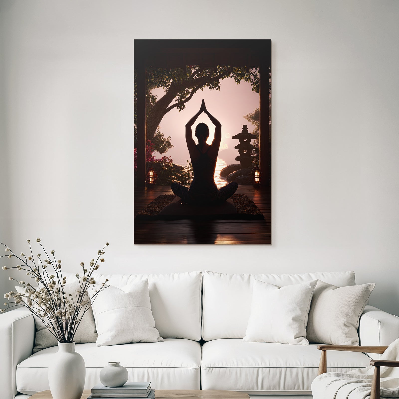 Yoga Meditation Yoga Meditiation Am Sonnenuntergang Mit Natur Elementen | Yoga und Meditation | Themen und Hobbys