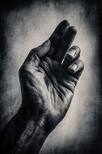 Nahaufnahme Menschliche Hand Fingers Austrecken Monochrom | Haende und Gestik | Menschen und Emotionen