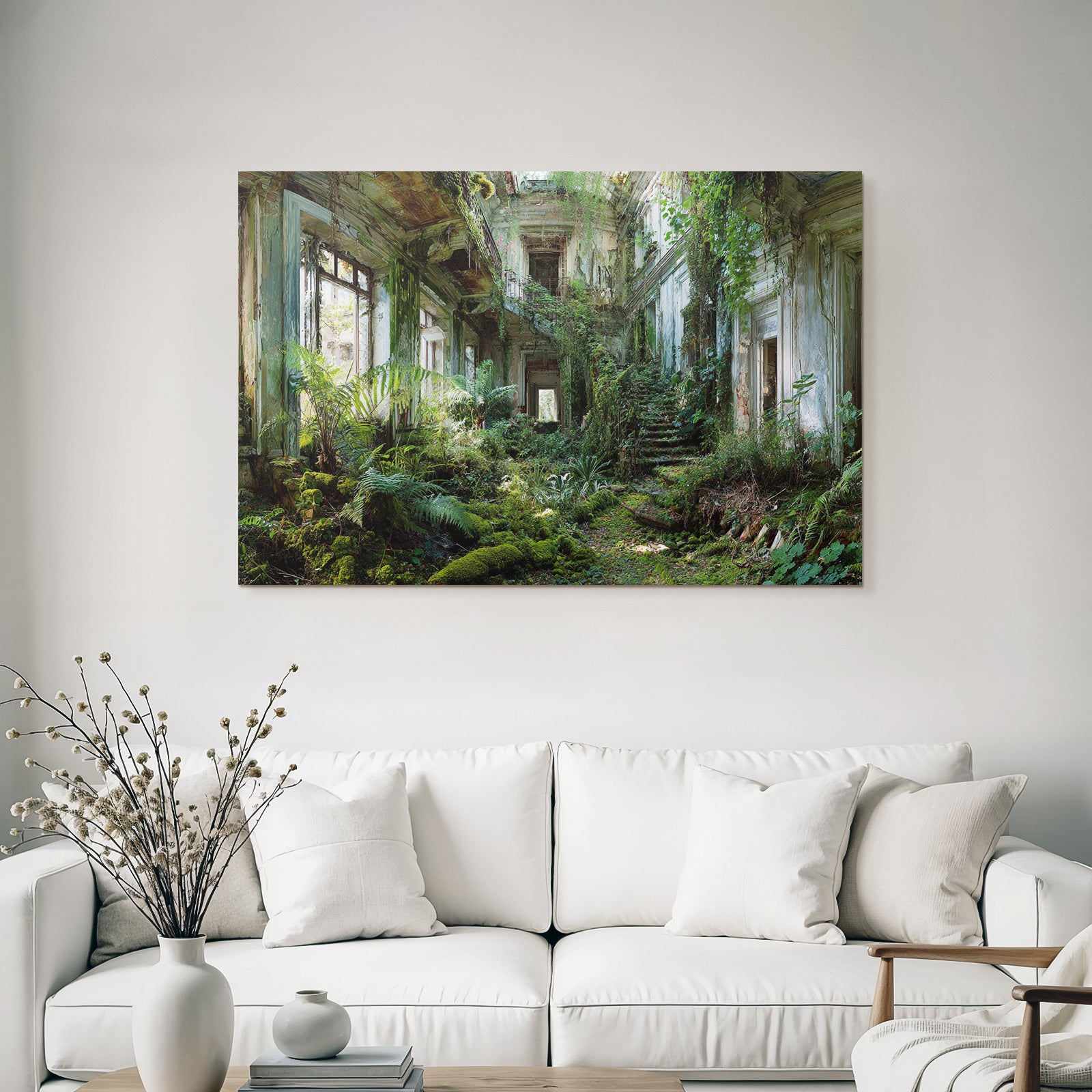 Verlassene Innenansicht Natur Reclaiming | Lost Places | Architektur