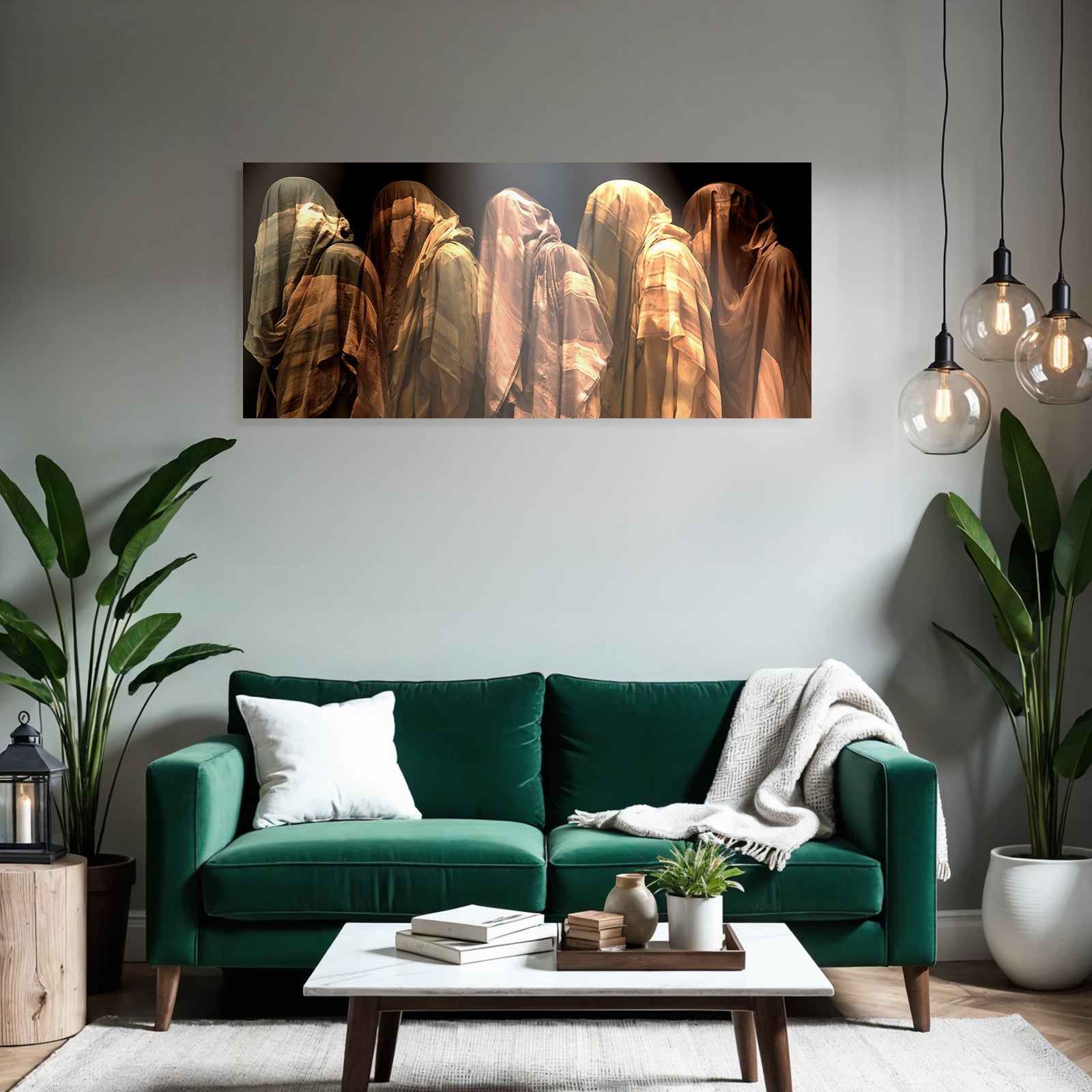 Abstracte Figuren In Stoff Darstellung Mit Farben Und Texturen | Aktkunst und Sinnlichkeit | Menschen und Emotionen