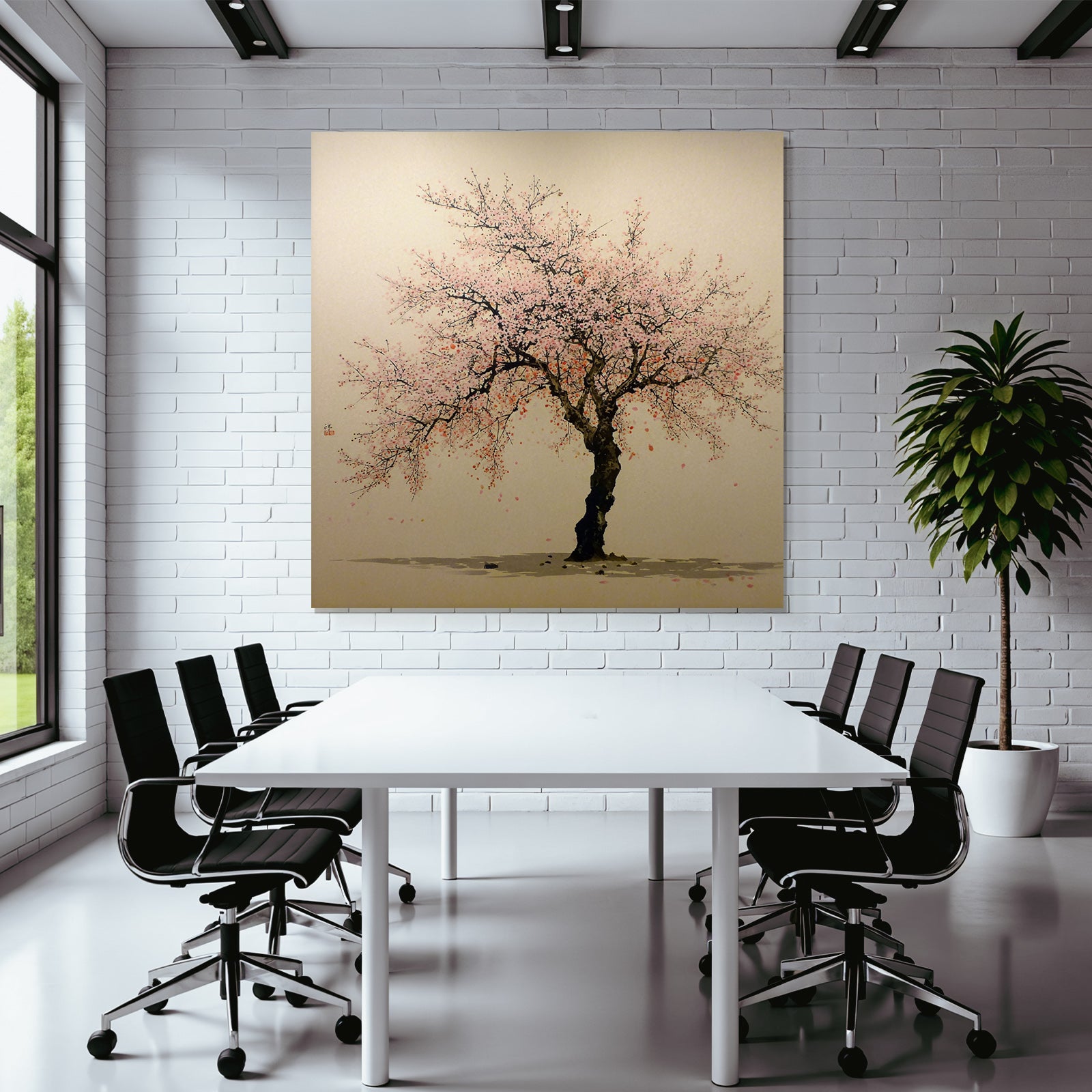 Kirschblütenbaum Traditionelle Ostasiatische Kunst