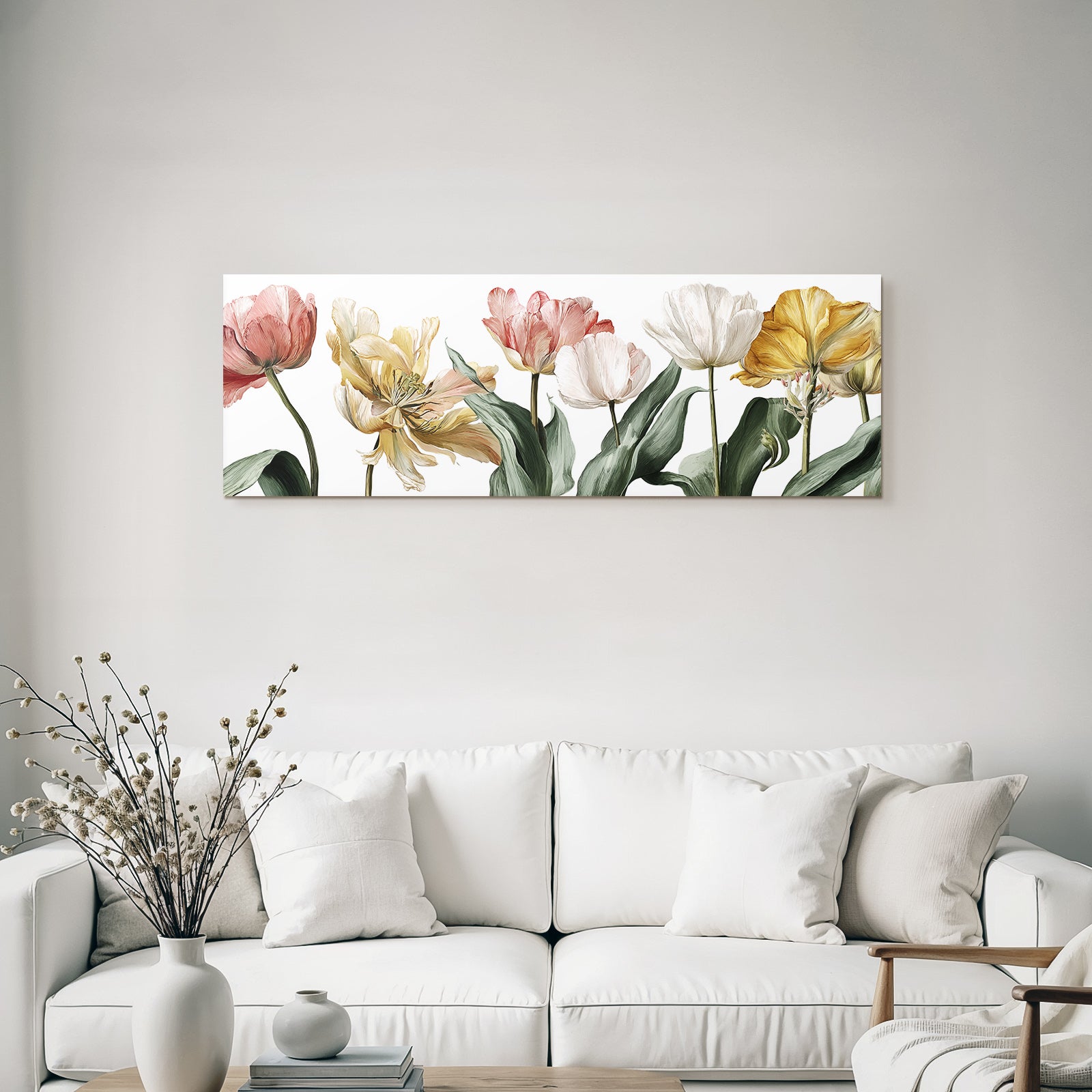 Bunte Tulpen Illustration